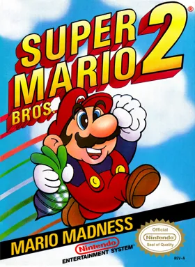 Super Mario Bros. 2 (USA) (Beta) box cover front